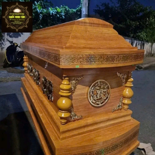 Hòm An Táng Ít Hoạ Tiết